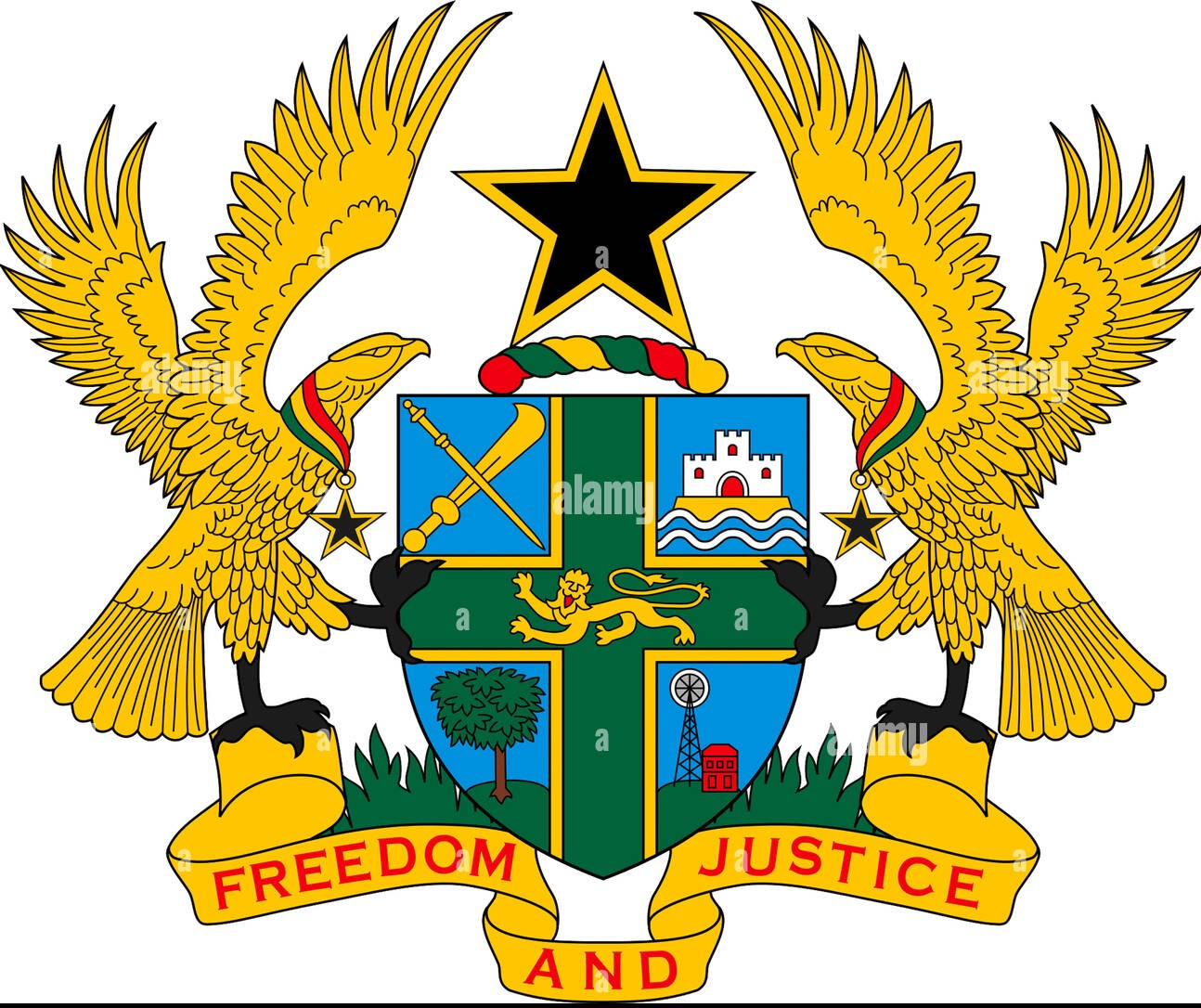 Coat of Arms of Ghana (right)